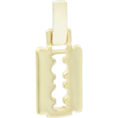 GULCE DERELI, BLADE CHARM, CHARMS, GIFT BOX, GOLD/SILVER PLATED