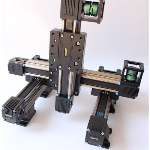 Mjunit MJ60N belt driven linear actuator for painting application xyz 4 rails