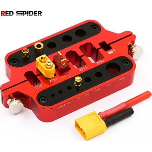 1PCS Metal Mini T Plug XT60 XT90 Connector Welding Station Soldering Tool Holder for RC Model Car Boat Drone