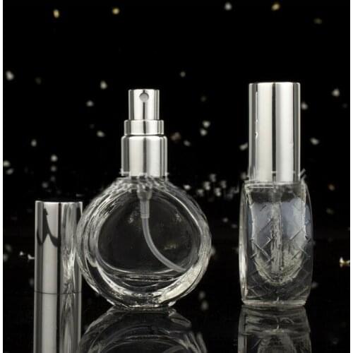 Mini fashion reusable bottle for perfume With Spray Scent Pump Empty Cosmetic Containers Spray Atomizer Bottle For Travel 10Ml