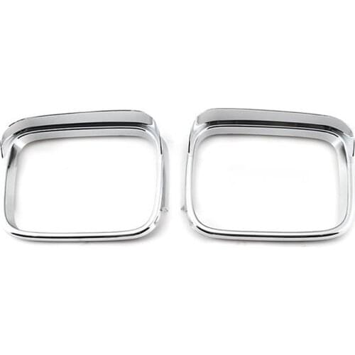 Rearview Mirror Cover Trim Rain Eyebrow Shield Shade Decoration Frame Sticker for Jeep Renegade 2015-2021 Accessories