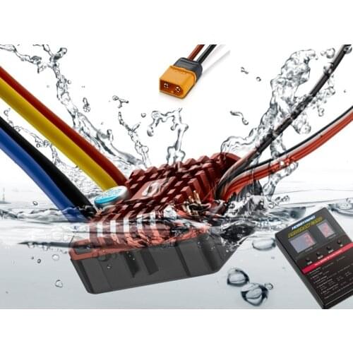 NEW Hobbywing QuicRun WP 1080 Crawler Brushed waterproof ESC 80A with 6V/7.4V 3A BEC Special Design for 1/10th, 1/8th Crawlers