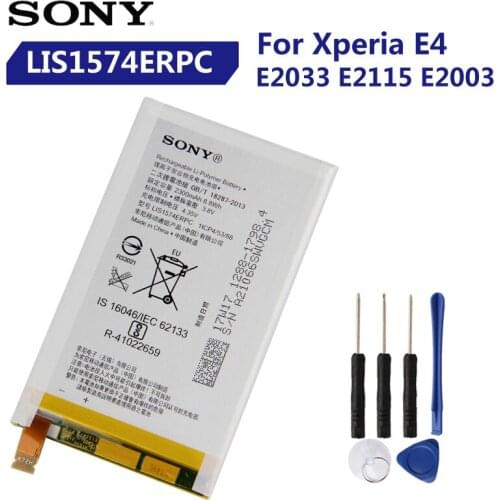 Original Replacement Battery LIS1574ERPC For Sony Xperia E2033 E2115 E4 E2105 E2003 E2104 2300mAh