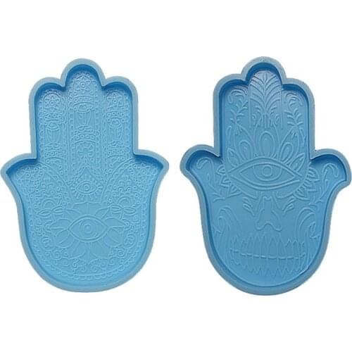 Hand Coaster Epoxy Resin Mold Palms Cup Mat Mug Pad Silicone Mould DIY Crafts Ornaments Home Decorations Casting Tools