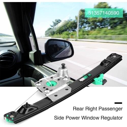 Rear Right Power Window Regulator Passenger Side For BMW E90 3 2007 -2011 Series 4 Door 51357140590