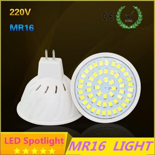 MR16 LED Bulb Light GU5.3 Base 6W 9W 12W 2835SMD Led Lamp 220V Lampada Led Spotlight Downlight Warm White / Cool White / White