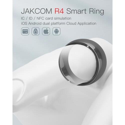 2020 new Jakcom R4 waterproof high speed NFC ID IC Card Smart Ring Electronics Phone support IOS android wp phones small magic