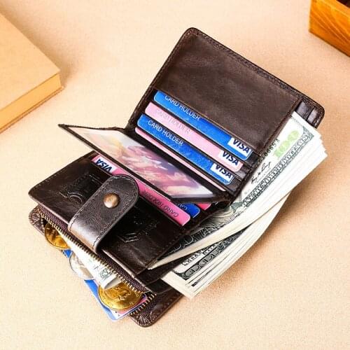 Woman Wallet Genuine Leather Womans Purse Design Female Wallets With Zipper Coin Pocket Card Holder Luxury Wallet