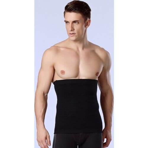 1PC Sexy Mens Waist Corset Slim Body Abdomen Shaper Underwear Slimming Bodybuilding Fitness Shirts