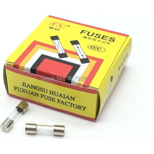 100pcs 5x20mm Quick Blow Glass Tube Fuse 250V Assorted Kits Fast-blow Glass Fuses 0.2A 0.5A 1A 2A 3A 4A 5A 6A 7A 8A 10A 15A 20A