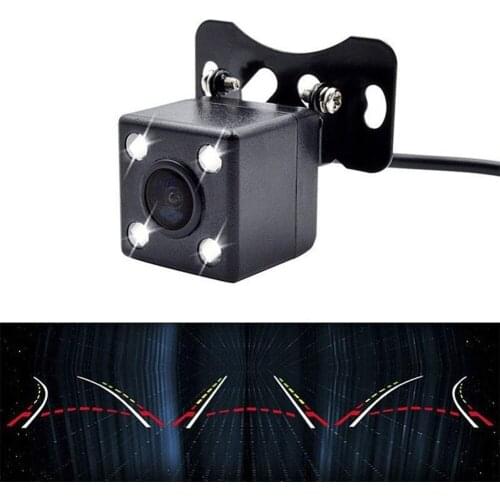 12V IP66 170 Degree Car Rear View Camera Parking Assistance CCD LED Backup Light With Audio Power Cable #276469