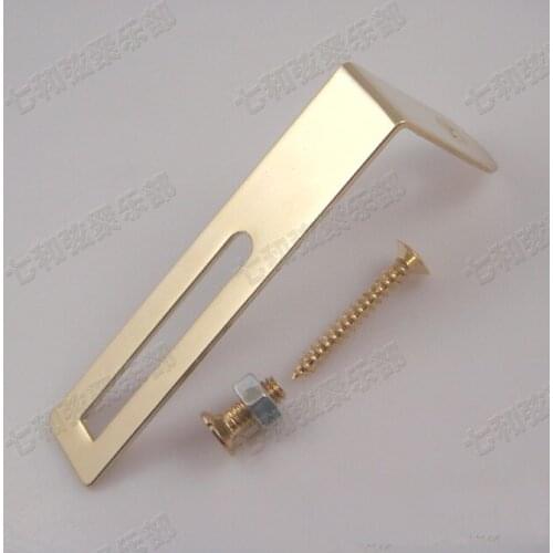 2 Pcs Gold Guitar Pickguard Mounting Support Bracket and screws For Electric Guitar