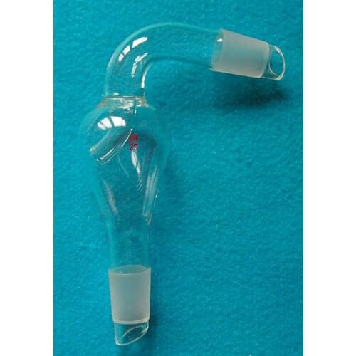50ml,24/29,Glass Bent anti Splash Adapter,Lab Glassware