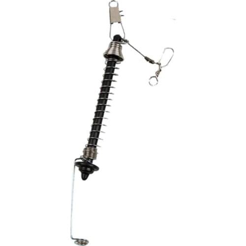 80%HOT Strong Force Spring Automatic Fishing Double Hook Carp Fish Fast Catch Tool