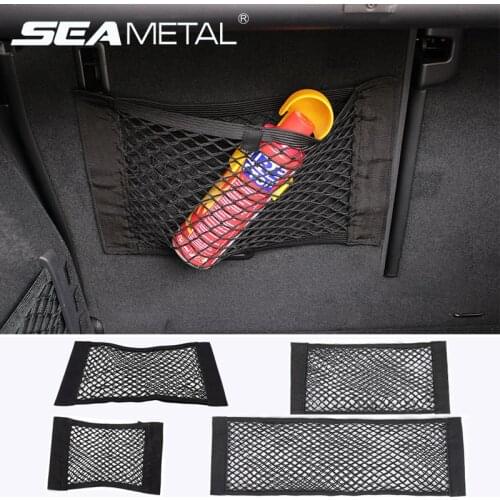 Car Trunk Nets Universal for Sedan Hatchback SUV Interior Rear Trunk Back Storage Network Auto Organizer Pocket Net Accessories