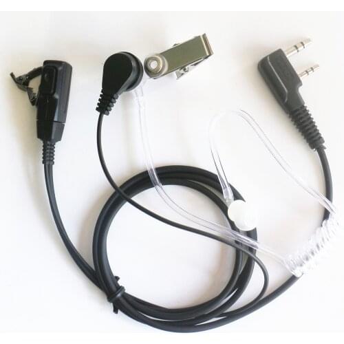 Baofeng Walkie Talkie Acoustic Tube Headsets Mic PTT Earpiece For Baofeng UV-5R BF-888S Two Way Radio Accessories