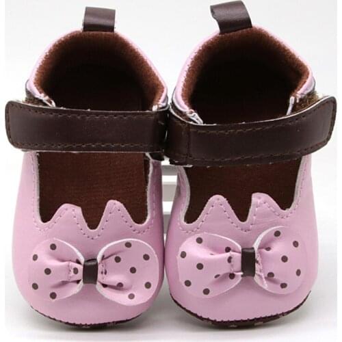 Newborn Baby Girl Shoes Flower Bow Toddler Infant Fabric Baby Booties ,Little Girl Baby Walker First Shoes