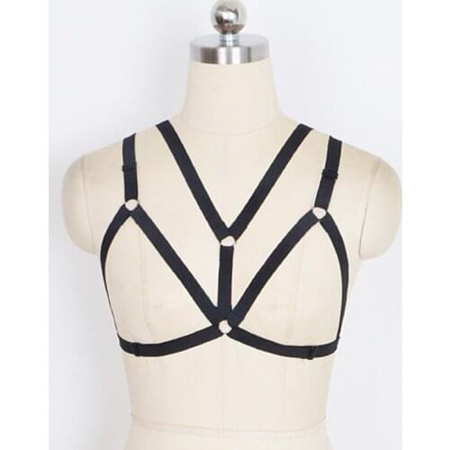 New wonen Adjustable size harness Cage bra Harajuku Gothic harness Sexy lingerie summer style Exotic Apparel bondage harness