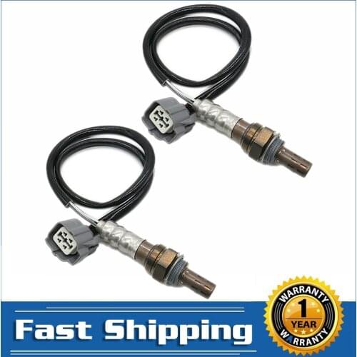 2pcs Oxygen O2 Sensor Upstream Downstream 4 Wires for Honda Prelude 2.2L 19971998 1999 2000 2001 Front Rear Car Accessories