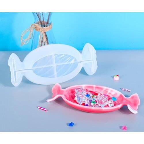 DIY Big Candy Tray Silicone Molds for Epoxy Resin Sweet Home Craft 3D Pattern Tray Epoxy Resin Molds Resin Art Supplies