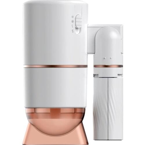 Hands-free Hair Dryer with Tripod Stand, Foldable Negative Ion Dryer Adjustable 3 Gear Desktop Hair Dryer for Women Men