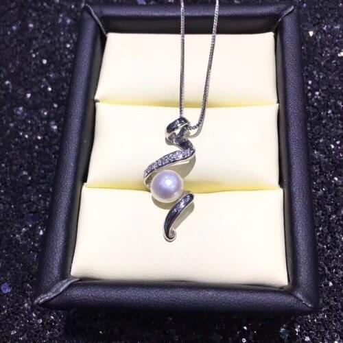 Hot Pearl Holiday Party Promotion Pearl Pendant Mountings, Pendant Findings, Pendant Settings Jewelry Fittings Women Accessories