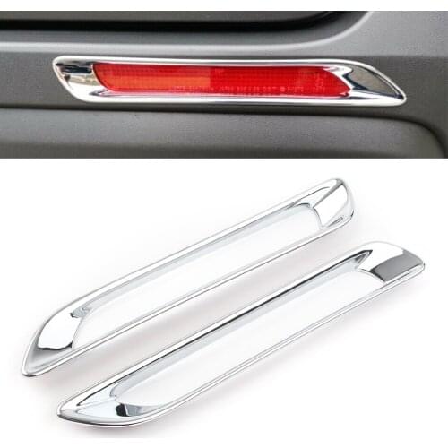 For Toyota RAV4 2019 2020 Chrome Car Rear Fog Light Lamp Cover Trim Decoration ABS Plastic