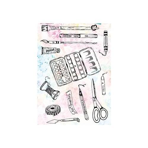 Tool Clear Silicone Stamp / seal for DIY Scrapbooking / Album Decorative Clear Stamp Sheets A264