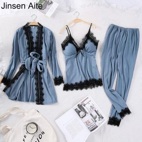 Women's Long Pajamas Jinsen Aite China