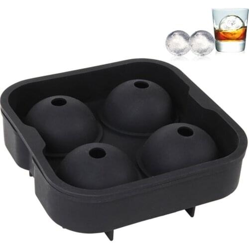Creative Silicone Ice Ball Maker Mold DIY Ice Cube Trays Round Jelly Making Mould For Household Kitchen Cocktail Drink Tools