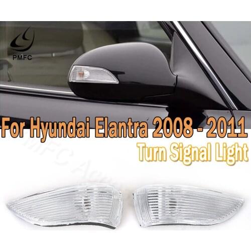 PMFC Left Right LED Rearview Side Mirror Turn Signal Light Turn Signal Lamp Car Styling For Hyundai Elantra 2008 2009 2010 2011