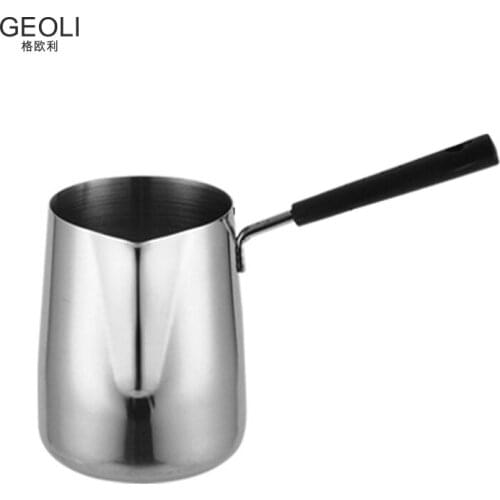 Milk Pitcher Stainless Steel Coffee Cup Milk Pot Espresso Cups Latte Cappuccino Art Milk Frothing Jug With Long Handle