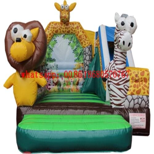 Commercial Animal Combo Jumping Castle Inflatable Bouncers For Sale