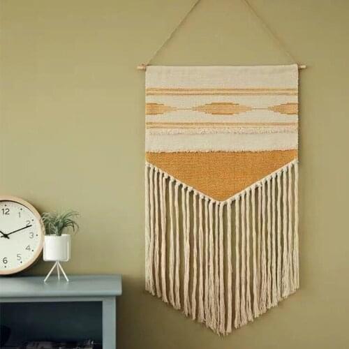 Nordic Home Wall Hanging Decoration Rainbow Tapestry Scandinavia Wall Decoration Handmade Tapestry Home decoration 50cmx70cm