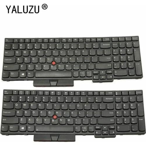 YALUZU NEW English US Keyboard for ThinkPad E580 E585 E590 E595 L580 L590 T590 FRU 01YP560 01YP640 01YP720 P52 P72