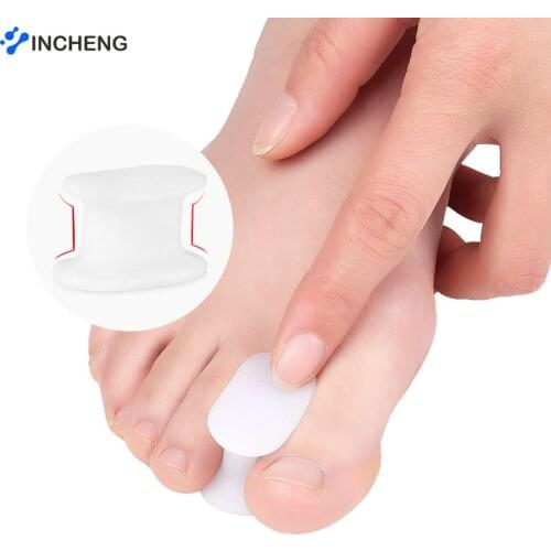 1pair Toe Separators Spacer Straightener thumb finger big feet device pad toe pads thumb valgus corrector Relief Foot Bunion