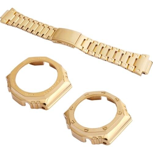 316 stainless steel strap watch case watch accessories modified for Casio G-SHOCK GA2100 2110 outdoor sports watch strap