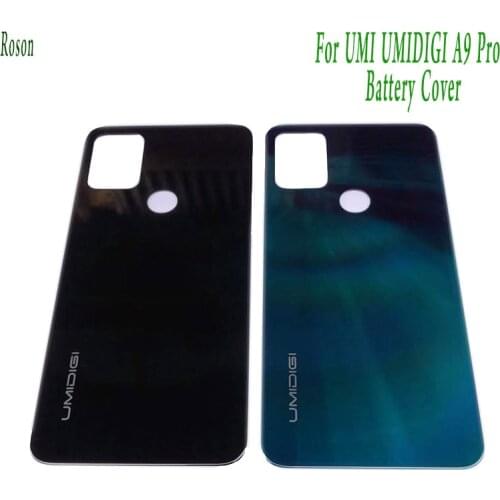 Roson For 6.3 inch UMIDIGI A9 PRO Battery Cover 100% Original New Durable Back Case Mobile Phone Accessory for UMIDIGI A9 PRO