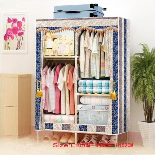 Factory Price Solid Wood Wardrobe Closet length 102 cm