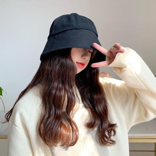 New Style Female Autumn And Winter Fashion Bell-shaped Fisherman Hat Trendy Sun-shading Bucket Hat Basin Hat