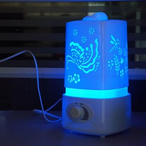 New 1.5L Ultrasonic Air Humidifier Aroma Diffuser Air Purifier With LED Night Light Humidifier Essential Oil Diffuser Humidifier