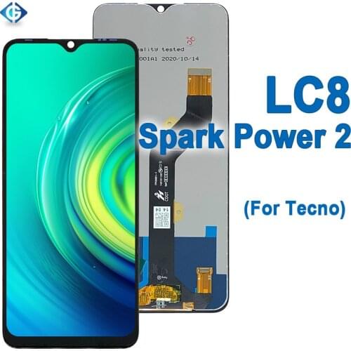 LCD For TECNO SPARK Power 2 LC8 LCD Display Touch Screen Digiziter Assembly For Tecno Mobile Phone LC8 Screen Repair
