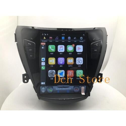 10.4 inch Vertical Screen Tesla Style Android 9.0 Car DVD GPS Player for hyundai elantra Avante 2011 2012 2013 navigation PX6