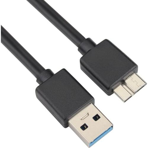 100pcs/lot USB 3.0 Male A to Micro B Cable Cord Adapter Converter For External Hard Drive Disk HDD High Speed 0.3M 1M 1.5M