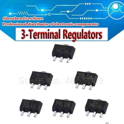 20pcs/lot SOT-89 78L05 78L06 78L08 78L09 78L10 78L12 78L15 79L05 79L09 79L12 79L15 3-Terminal Regulators