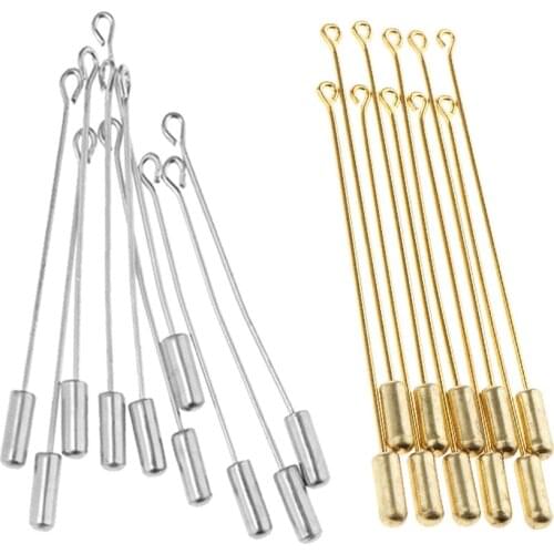 20 Pieces Long Needle Plug Lapel Stick Hat Scarf Brooch Boutonniere Pins Craft