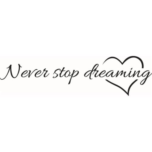 English Phrase Inspirational Wall Stickers Living Room Bedroom Removable Waterproof DIY Wall Sticker Decoration