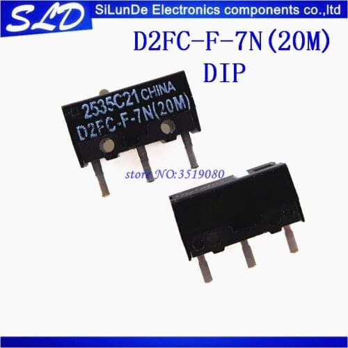 Free Shipping 500pcs/lot d2fc-f-7n (20m) d2fc-f-7n and 200pcs/lot d2fc-f-k (50м) d2fc-f-k new and original In Stock