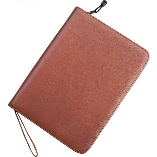 Real Leather Pen Case for 46 Fountain Pens Cowhide Pencil Bag Coffee Pen Holder for Rollerball Ballpoint Fit In Various Size