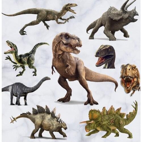 Dinosaur 3D Wall Stickers Cartoon Animal Dinosaurs Wall Decals Removable Sticker For DIY Kids Boys Room Bedroom Home Decoration